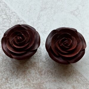 Urban Star Sabo Wood Rosebud Plugs Double Flared 3/4” 19mm
